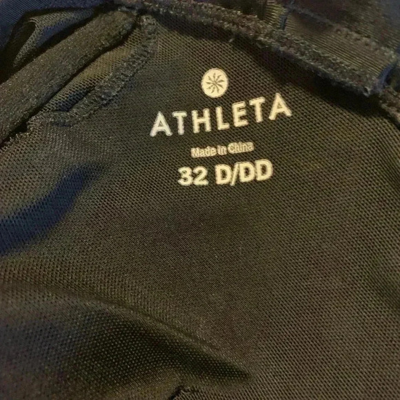 ATHLETA Pura Dress Black Strappy Fitted Cups Adjustable Straps - Picture 10 of 12